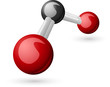 CO2 Carbon Dioxide molecule