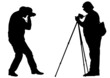 Tripod and people