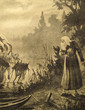 Vintage illustration from the ancient book
