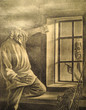 Vintage illustration from the ancient book
