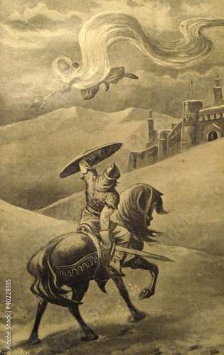Foto: Vintage illustration from the ancient book Vintage illustration from the ancient book