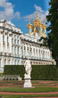 The Catherine Palace, located in the town of Tsarskoye Selo (Pus