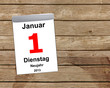 Kalender Holz - 01.01.2013