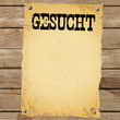 Illustration: Plakat - GESUCHT Plakat - GESUCHT