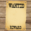 Illustration: Plakat - WANTED REWARD Plakat - WANTED REWARD