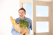 Man with shopping bag