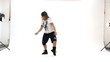 Video: Teenager dancing breakdance in action Teenager dancing breakdance in action