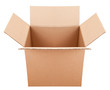 empty box isolated on the white background with clipping path empty box isolated on the white background with clipping path