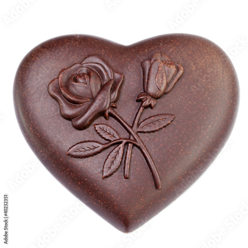 Photo: Chocolate heart Chocolate heart