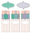 easter label and tags set