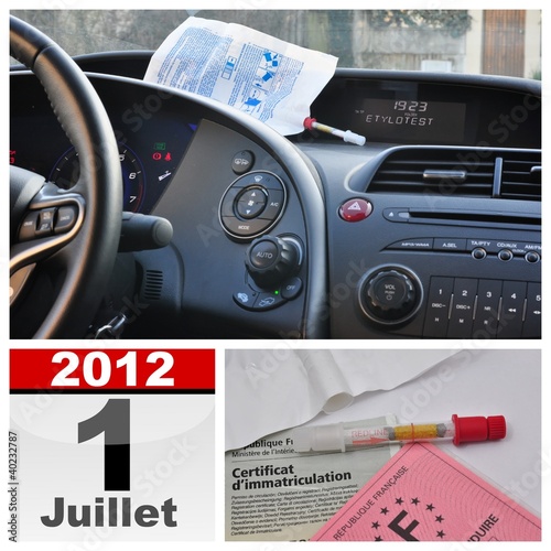 Photo: 1er Juillet Ethylotest Obligatoire 1er Juillet Ethylotest Obligatoire