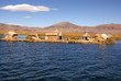 Uros - Floating island on titcaca lake in Peru