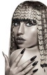 Portrait of haughty egyptian woman in ancient style
