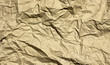 Wrinkled Brown Paper