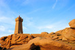 Cote de Granit Rose (Pink Armor coast). Brittany. France Cote de Granit Rose (Pink Armor coast). Brittany. France
