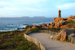 Cote de Granit Rose (Pink Armor coast). Brittany. France Cote de Granit Rose (Pink Armor coast). Brittany. France