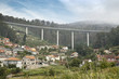 Bridge over Domayo town, Pontevedra, Galicia, Spain