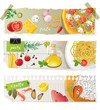 Italian cuisine dishes