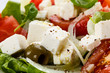 Vegetable salad with cheese