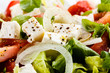 Vegetable salad with cheese