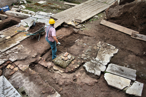 Photo: Archeologist in Rome Archeologist in Rome