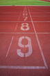 Finish point on sport field