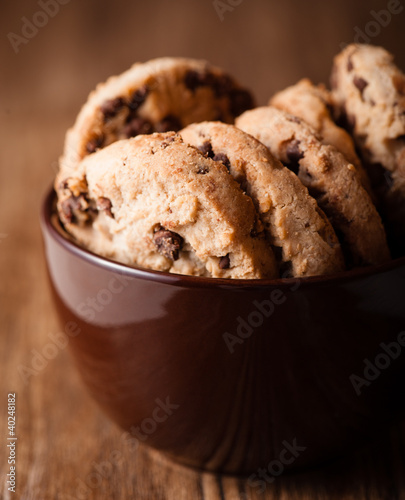 Photo: Chocolate chip cookies in a coffee cup Chocolate chip cookies in a coffee cup