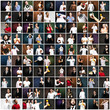 Photo: group of people with technology group of people with technology