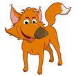 Illustration: freundlicher Fuchs freundlicher Fuchs