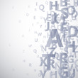 Vektor: Abstract Alphabet on white background # Vector Abstract Alphabet on white background # Vector