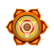 Das zweite Chakra freigestellt