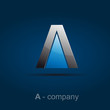 Logo letter A, joint # Vector Logo letter A, joint # Vector