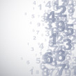 Abstract numbers background  # Vector