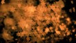 Stars shapes flowing in super slow motion