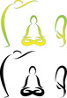 Vector Yoga Asanas 06