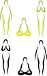 Vector  Yoga Asanas 08