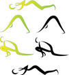 Vector  Yoga Asanas 07