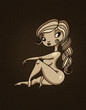 Monochrome pinup