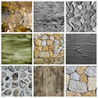 walls and surfaces collage