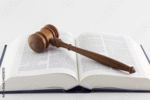 Photo: Gavel On a Legal Text Gavel On a Legal Text