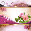 Ambiant background with roses