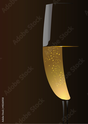 Vector: verre de champagne verre de champagne