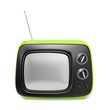 Green retro TV Green retro TV