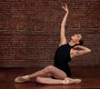 Female Ballerina in Studio