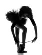 Female Ballerina in Studio