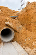Digging drains to prevent flooding
