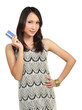woman with credit card