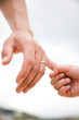 Human hands, close-up