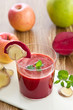 Beetroot ,Apple and Ginger smoothie