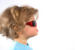 little funny girl with sunglasses little funny girl with sunglasses